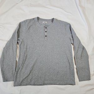 Jack Spade Gray heavy weight long sleeved shirt, size‎ XL